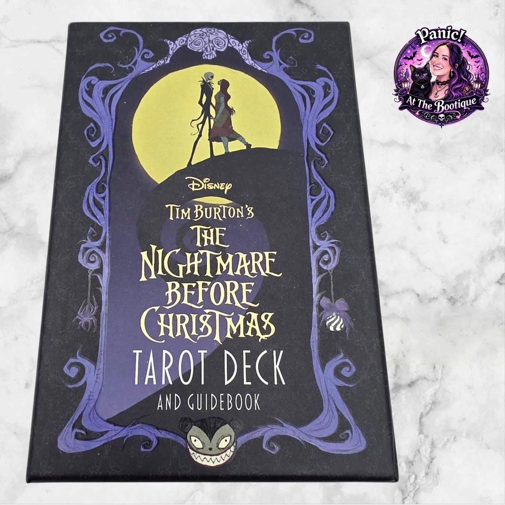 Disney Nightmare Before Christmas Tarot Deck Guidebook Jack Skellington Goth